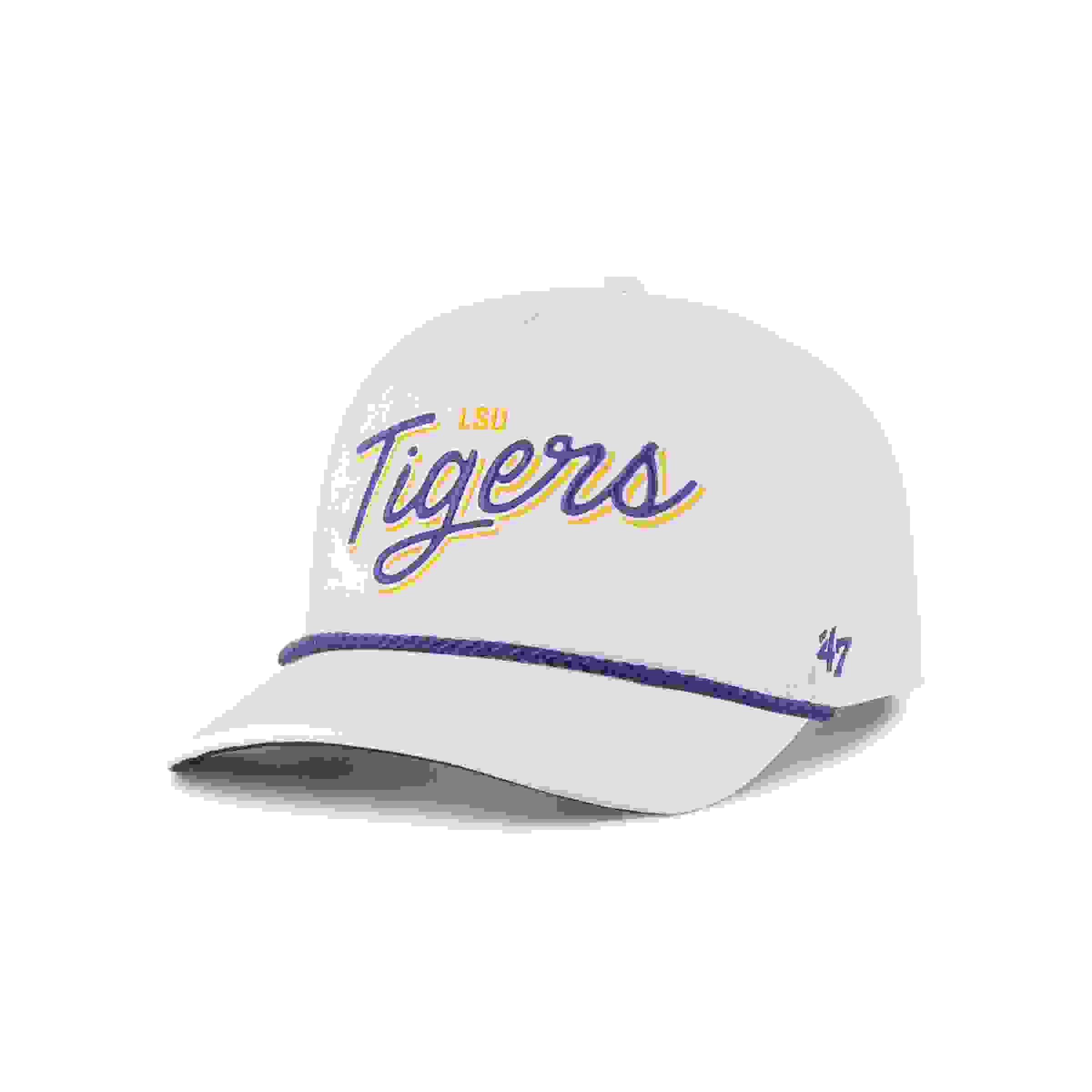 47 LSU Tigers Fairway Hitch White Snapback Hat